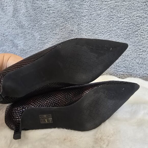 Kurt Geiger London Kensington Flexi 45 Snake Print Leather Dress Pumps Size 40.5 - Picture 6 of 10